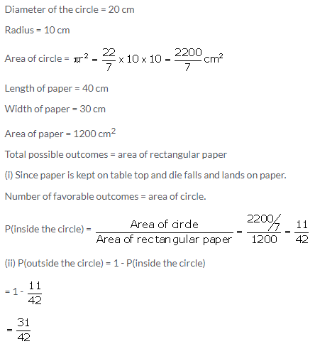 Selina Concise Mathematics Class 10 ICSE Solutions Probability image - 58