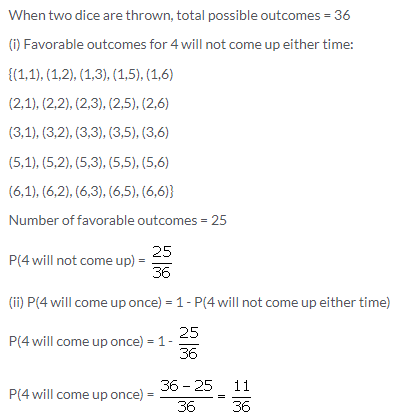 Selina Concise Mathematics Class 10 ICSE Solutions Probability image - 61