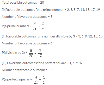 Selina Concise Mathematics Class 10 ICSE Solutions Probability image - 62