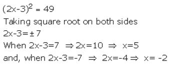 Selina Concise Mathematics Class 10 ICSE Solutions Quadratic Equations - 20