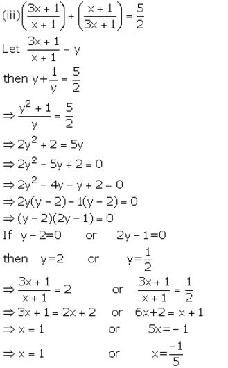 Selina Concise Mathematics Class 10 ICSE Solutions Quadratic Equations - 74