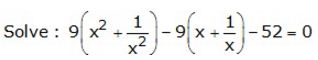 Selina Concise Mathematics Class 10 ICSE Solutions Quadratic Equations - 89