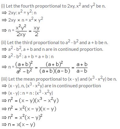 Selina Concise Mathematics Class 10 ICSE Solutions Ratio and Proportion (Including Properties and Uses) - 112