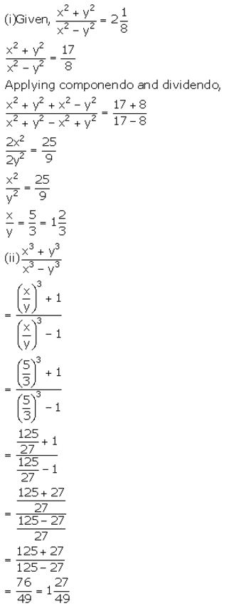 Selina Concise Mathematics Class 10 ICSE Solutions Ratio and Proportion (Including Properties and Uses) - 130