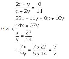 Selina Concise Mathematics Class 10 ICSE Solutions Ratio and Proportion (Including Properties and Uses) - 14