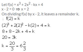 Selina Concise Mathematics Class 10 ICSE Solutions Remainder and Factor Theorems - 11