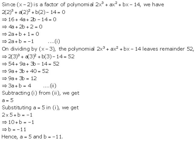 Selina Concise Mathematics Class 10 ICSE Solutions Remainder and Factor Theorems - 18