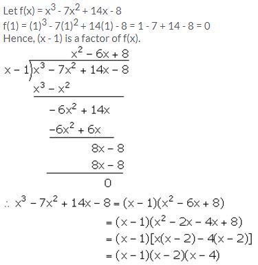 Selina Concise Mathematics Class 10 ICSE Solutions Remainder and Factor Theorems - 32