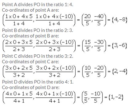 Selina Concise Mathematics Class 10 ICSE Solutions Section and Mid-Point Formula - 11