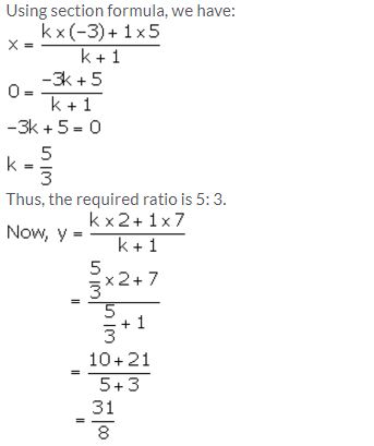 Selina Concise Mathematics Class 10 ICSE Solutions Section and Mid-Point Formula - 22