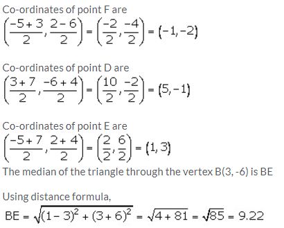 Selina Concise Mathematics Class 10 ICSE Solutions Section and Mid-Point Formula - 42