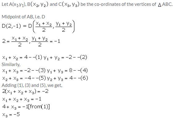 Selina Concise Mathematics Class 10 ICSE Solutions Section and Mid-Point Formula - 51