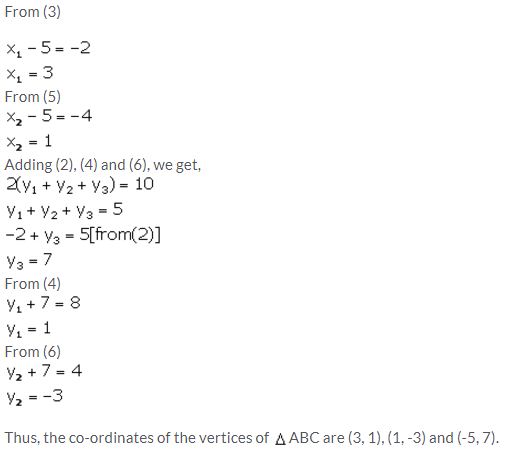 Selina Concise Mathematics Class 10 ICSE Solutions Section and Mid-Point Formula - 52