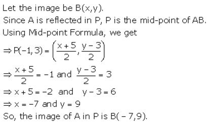 Selina Concise Mathematics Class 10 ICSE Solutions Section and Mid-Point Formula - 70