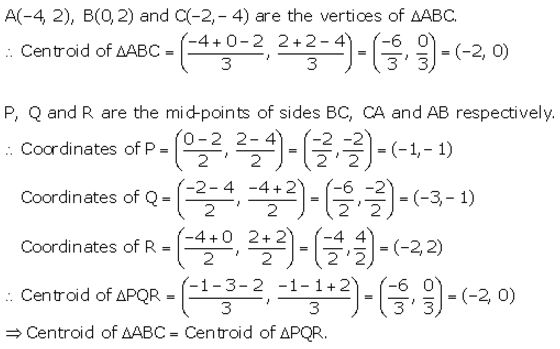 Selina Concise Mathematics Class 10 ICSE Solutions Section and Mid-Point Formula - 71