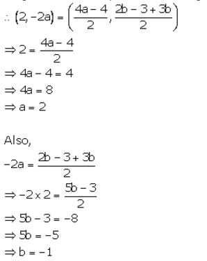 Selina Concise Mathematics Class 10 ICSE Solutions Section and Mid-Point Formula - 77