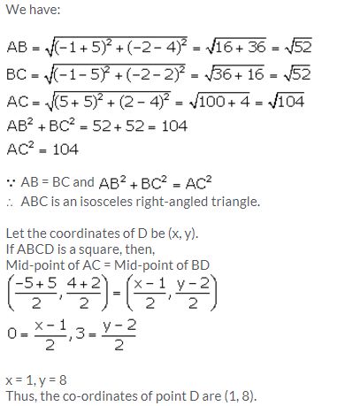 Selina Concise Mathematics Class 10 ICSE Solutions Section and Mid-Point Formula - 80