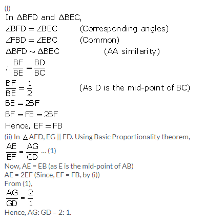 Selina Concise Mathematics Class 10 ICSE Solutions Similarity image - 113