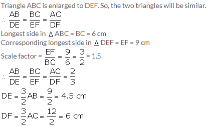 Selina Concise Mathematics Class 10 ICSE Solutions Similarity image - 123