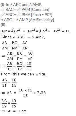 Selina Concise Mathematics Class 10 ICSE Solutions Similarity image - 24