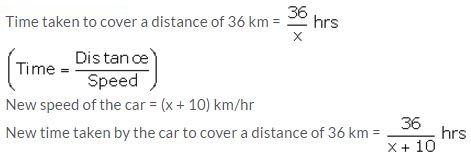 Selina Concise Mathematics Class 10 ICSE Solutions Solving Simple Problems (Based on Quadratic Equations) - 18