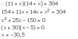 Selina Concise Mathematics Class 10 ICSE Solutions Solving Simple Problems (Based on Quadratic Equations) - 32