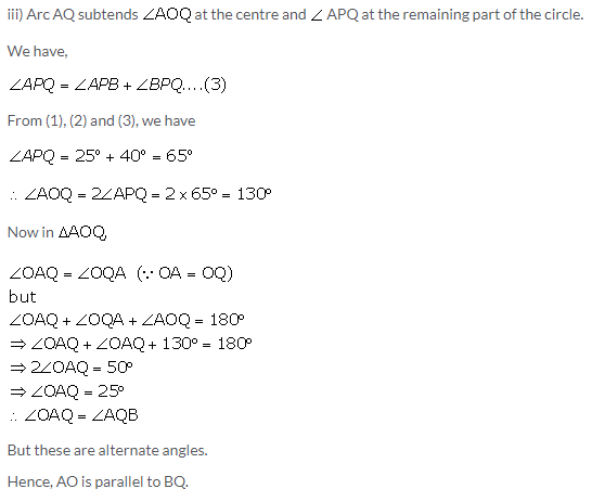 Selina Concise Mathematics Class 10 ICSE Solutions Tangents and Intersecting Chords - 104