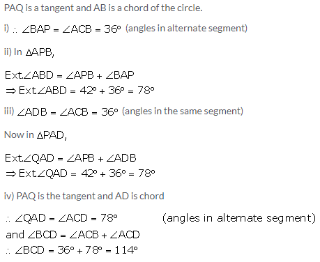 Selina Concise Mathematics Class 10 ICSE Solutions Tangents and Intersecting Chords - 123