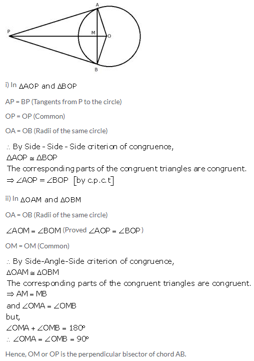 Selina Concise Mathematics Class 10 ICSE Solutions Tangents and Intersecting Chords - 18