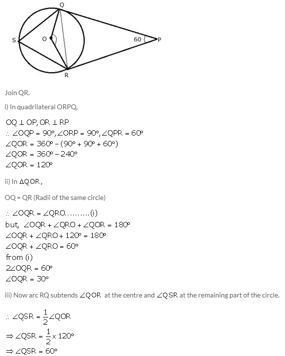 Selina Concise Mathematics Class 10 ICSE Solutions Tangents and Intersecting Chords - 28