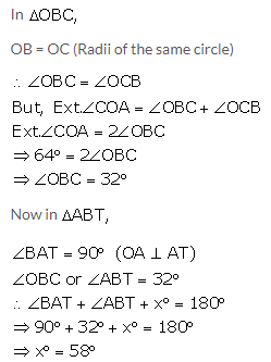 Selina Concise Mathematics Class 10 ICSE Solutions Tangents and Intersecting Chords - 30