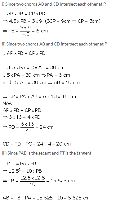 Selina Concise Mathematics Class 10 ICSE Solutions Tangents and Intersecting Chords - 42