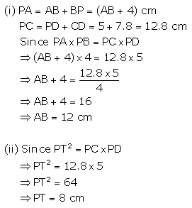 Selina Concise Mathematics Class 10 ICSE Solutions Tangents and Intersecting Chords - 44