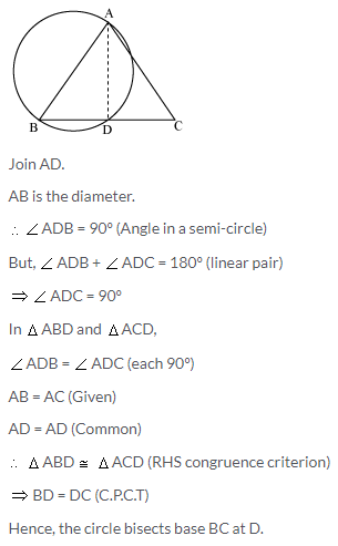 Selina Concise Mathematics Class 10 ICSE Solutions Tangents and Intersecting Chords - 80