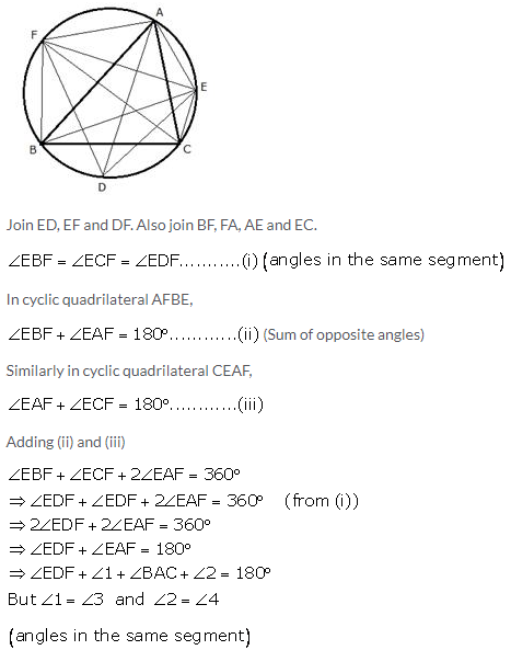 Selina Concise Mathematics Class 10 ICSE Solutions Tangents and Intersecting Chords - 81