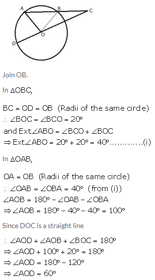 Selina Concise Mathematics Class 10 ICSE Solutions Tangents and Intersecting Chords - 84