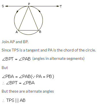 Selina Concise Mathematics Class 10 ICSE Solutions Tangents and Intersecting Chords - 86