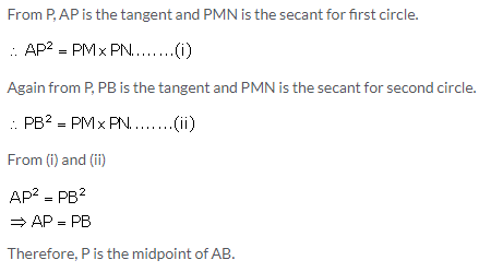 Selina Concise Mathematics Class 10 ICSE Solutions Tangents and Intersecting Chords - 88