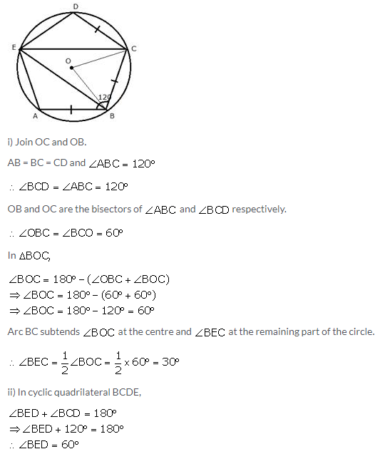 Selina Concise Mathematics Class 10 ICSE Solutions Tangents and Intersecting Chords - 96