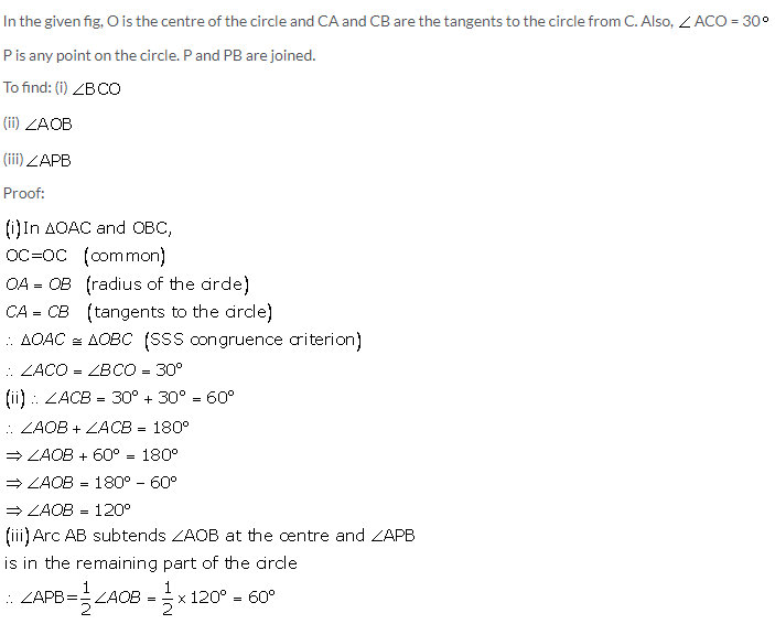 Selina Concise Mathematics Class 10 ICSE Solutions Tangents and Intersecting Chords - 98