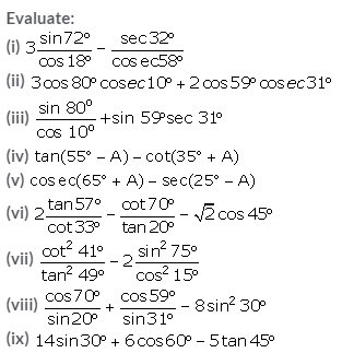 Selina Concise Mathematics Class 10 ICSE Solutions Trigonometrical Identities image - 122