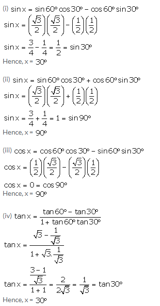 Selina Concise Mathematics Class 10 ICSE Solutions Trigonometrical Identities image - 128