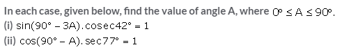 Selina Concise Mathematics Class 10 ICSE Solutions Trigonometrical Identities image - 130