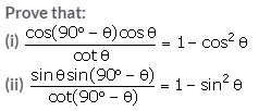 Selina Concise Mathematics Class 10 ICSE Solutions Trigonometrical Identities image - 132