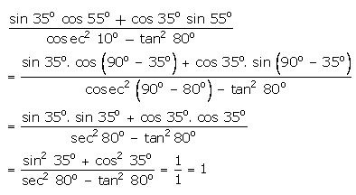 Selina Concise Mathematics Class 10 ICSE Solutions Trigonometrical Identities image - 135