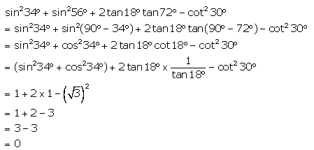 Selina Concise Mathematics Class 10 ICSE Solutions Trigonometrical Identities image - 137