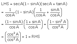 Selina Concise Mathematics Class 10 ICSE Solutions Trigonometrical Identities image - 16