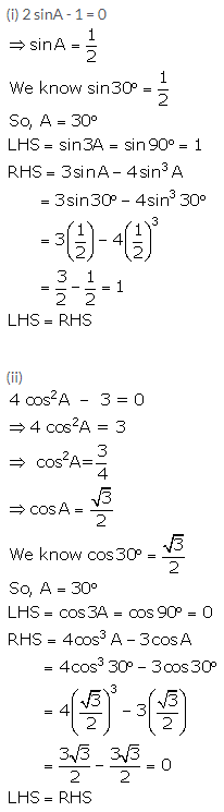 Selina Concise Mathematics Class 10 ICSE Solutions Trigonometrical Identities image - 169