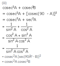 Selina Concise Mathematics Class 10 ICSE Solutions Trigonometrical Identities image - 177