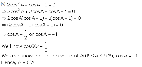 Selina Concise Mathematics Class 10 ICSE Solutions Trigonometrical Identities image - 190